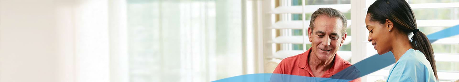 Prostate Cancer Patient and Nurse